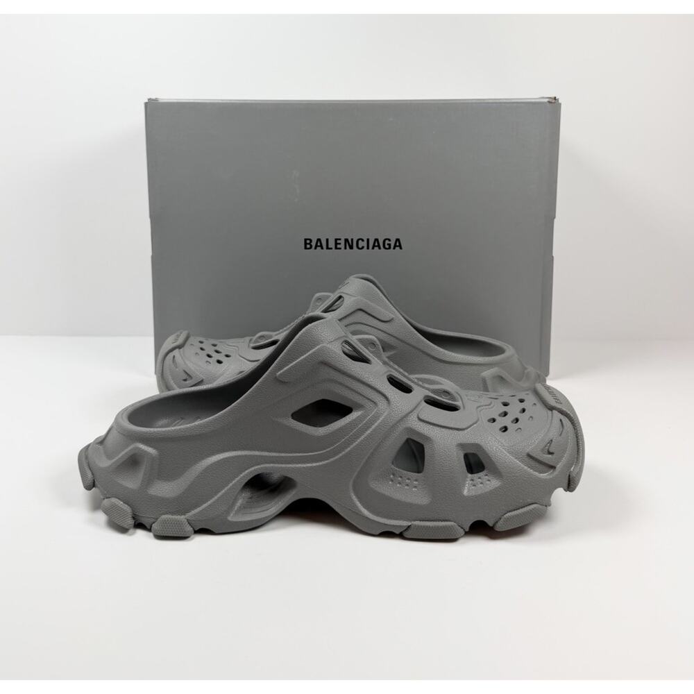 Size 45EU/12US - Balenciaga HD Mule Slip On Gray NEW! - Picture 6 of 10